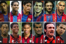 13 بازیکنی که برای میلان و بارسا به میدان رفته اند (عکس)