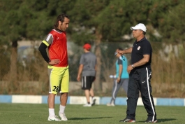 شعار معنادار هواداران تراکتورسازی در تمرین امروز