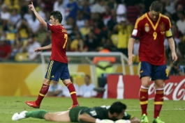 جام کنفدراسیون ها؛ اسپانیا 10 - 0 تاهیتی؛ پرورش آقای گل توسط تاهیتی!