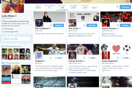  شاو بازیکنان یونایتد را در توئیتر خود فالو کرده است