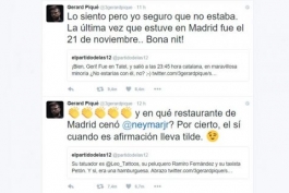 پاسخ جنجالی پیکه به روزنامه نگار مادریدی در مورد نیمار !(خیلی جالبه:)