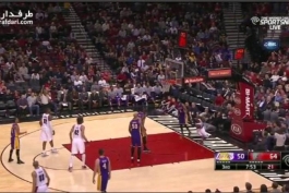 ويديو:بسکتبال NBA- لس آنجلس لیکرز 86-102 پورتلند تریل