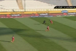 گل ها و خلاصه بازی پرسپوليس 1-2 فولاد خوزستان