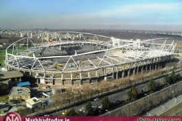 سقف گذاری ورزشگاه امام رضا