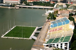 به این میگن استادیوم فوتبال(سنگاپور-ورزشگاه فلوت مارینا بای)