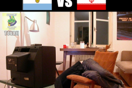 عواقب تماشا کردن بازی ایران-آرژانتین!!!