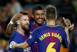 بارسلونا - لالیگا - FC Barcelona - Paulinho - Lionel Messi - Denis Suarez