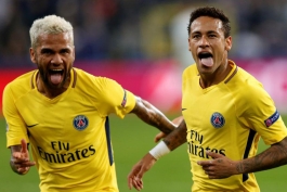 Dani Alves - Neymar - Paris Saint Germain - پاری سن ژرمن - لوشامپیونه
