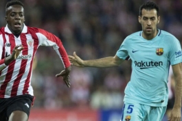 FC Barcelona - Atheletic Club - لالیگا - بارسلونا - اتلتیک بیلبائو - Sergio Busquets - Iñaki Williams