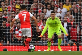 چلسی - آرسنال - لیگ برتر انگلیس - Thibaut Courtois - Alexis Sanchez