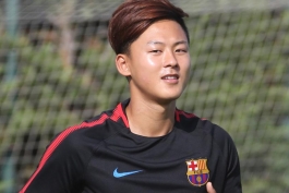 Lee Seung-woo - FC Barcelona - Barca B - Verona - لالیگا - سری آ