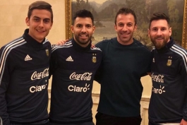 Alessandro Delpiero - Lionel Messi - Sergio Aguero - Paulo Dybala - تیم ملی آرژانتین