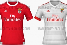 S.L. Benfica 2015-16 Home & Away Kit