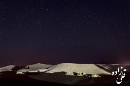 تصاویر دیدنی از شبهای کویر بافق 