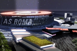 استادیوم جدید و بسیار زیبای رم