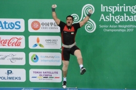 وزنه برداری قهرمانی آسیا - وزنه برداری - علی هاشمی