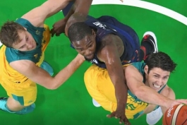 بسکتبال المپیک ریو 2016؛ آمریکا 98-88 استرالیا؛ پیروزی خفیف ایالات متحده آمریکا