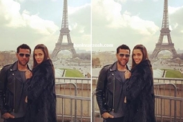 دنی  آلوز و نامزدش " در پاریس + عکس