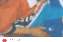 اولین پست ساسان انصاری با لباس پرسپولیس 