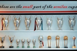 these are the small part of the a.c. milan cups
