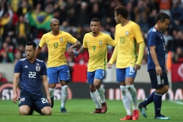 برزیل-ژاپن-بازی دوستانه