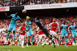 اولین سوتی پیتر چک در آرسنال