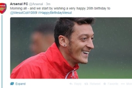 happy birthday Mesut ozil
