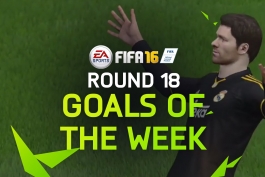 ویدیو؛ برترین گل های بازی فیفا16 (هفته 18)