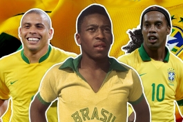 ویدیو؛ تیم منتخب بهترین بازیکنان تاریخ فوتبال برزیل