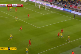 گل های بازی سوئد 3-1 مونتنگرو (گلزنی زلاتان)