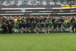 ویدیو؛ مسابقه دوستانه ستارگان سابق فوتبال جهان در ورزشگاه آزتکای مکزیک