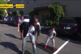 ویدیو؛ مسابقه پسر 8 ساله با سریع ترین مرد جهان