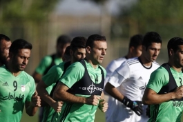 تیم ملی ایران-بازیکنان تیم ملی ایران-تمرین تیم ملی ایران