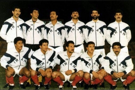 اولین تیمی که از ایران به مصاف قطر رفت (عکس)