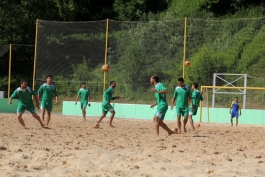 تمرین تیم ملی فوتبال ساحلی 