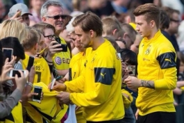 ماركو رويس در تمرينات ديروز.