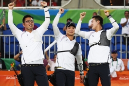 المپیک ریو 2016؛ تیر و کمان تیمی مردان؛ کره جنوبی به راحتی قهرمان شد