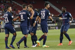 پاریسن ژرمن 4 - 1 لیون؛ پاریسی ها برای چهارمین سال متوالی قهرمان سوپر جام شدند