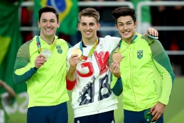 ژیمناستیک المپیک ریو 2016؛ بخش حرکات زمینی مردان؛ نماینده بریتانیا طلا گرفت