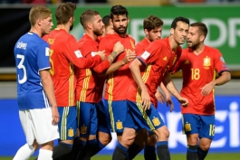 اسپانیا 8 - 0 لیختن اشتاین؛ گلزنی دوباره دیگو کوستا برای لاروخا در شب گل باران شدن حریف