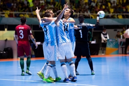 جام جهانی فوتسال 2016؛ پرتغال 2 - 5 آرژانتین؛ پرتغال حریف ایران در رده بندی شد