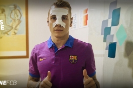لوکاس دینیه، بازیکن جدید بارسلونا تحت عمل جراحی بینی قرار گرفت
