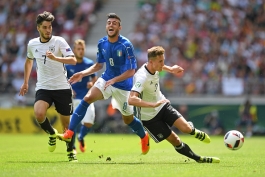یوروی زیر 19 سال؛ آلمان 0 - 1 ایتالیا؛ میزبان در گام نخست شکست خورد