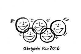 المپیک ریو 2016 به روایت کاریکاتور؛ از مرد ماهی نما تا تلاشی بی وقفه برای قهرمانی