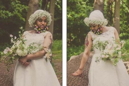 تنها زن ریش دار دنیا عروس شد!!+تصاویر