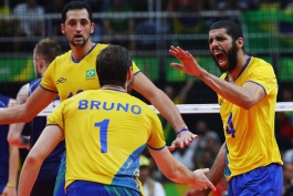والیبال المپیک ریو 2016؛ برزیل 3 - 0 ایتالیا؛ برزیلی ها در حضور نیمار قهرمان المپیک شدند