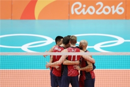 والیبال المپیک ریو 2016؛ روسیه 2 - 3 امریکا؛ کامبک یانکی ها مدال را از روسیه قاپید