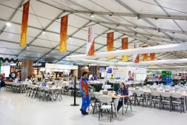  سالن غذاخوری دهکده المپیک ۲۰۱۶ با گنجایش2 زمین فوتبال + عکس 