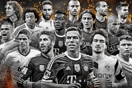 فهرست اولیه مدافعان برای حضور در تیم منتخب سال فیفا..... alireza safari