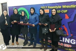 جام جهانی کشتی کرمانشاه- کشتی بانوان